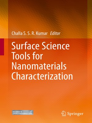 cover image of Surface Science Tools for Nanomaterials Characterization